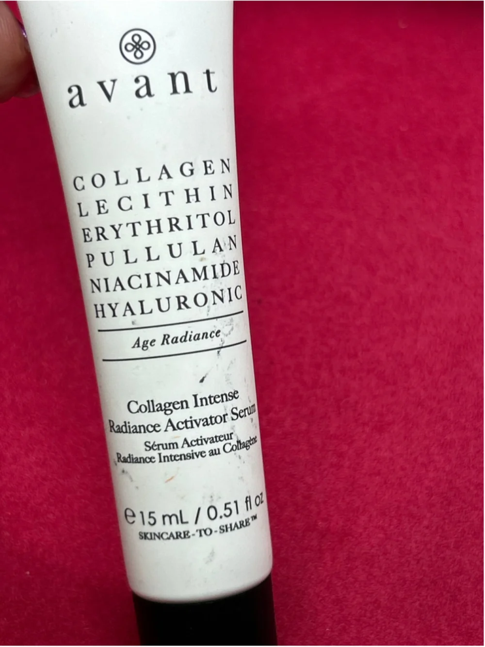 Avant Collagen Intense Radiance Activator Serum, One Size, White/Black